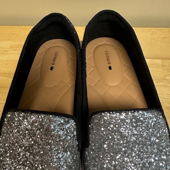 Birdies The Swift Ombre Glitter Slip-On Sneaker - Size 10 - Picture 6 of 11